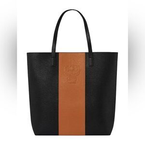 MCM, black and cognac tote Authentic GWP